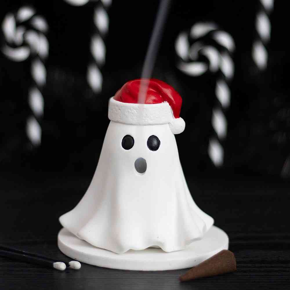 Something Different - Ghost with Santa Hat Wierookhouder - Multicolours